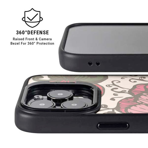 Rose Bud Floral iPhone 16 Pro Max Kickstand Case