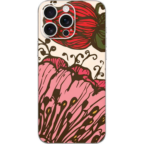 Rose Bud Floral iPhone 16 Pro Max Skin