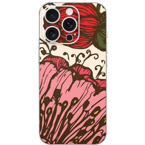 Rose Bud Floral iPhone 16 Pro Skin