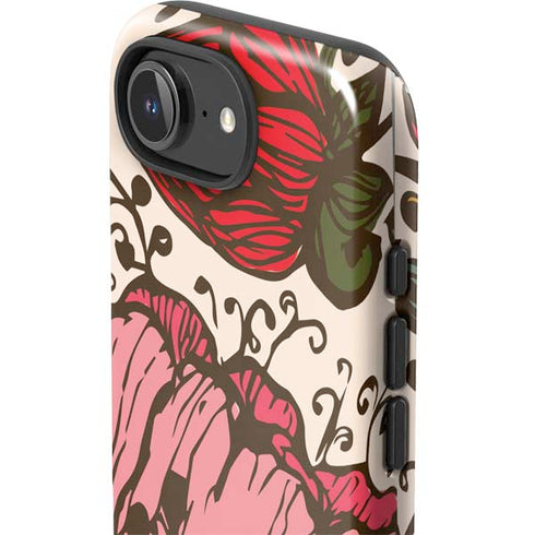Rose Bud Floral iPhone 16e Impact Case