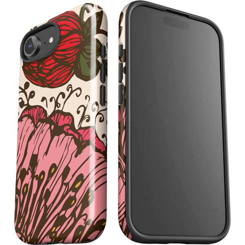 Rose Bud Floral iPhone 16e Impact Case