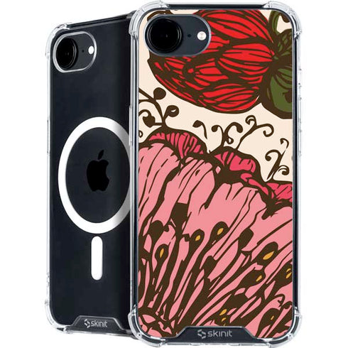 Rose Bud Floral iPhone 16e MagSafe Case