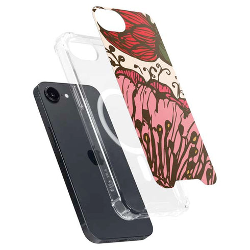 Rose Bud Floral iPhone 16e MagSafe Case
