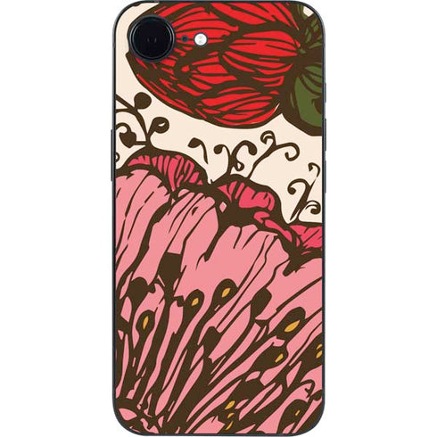 Rose Bud Floral iPhone 16e Skin