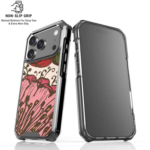 Rose Bud Floral iPhone 18 Pro Clear Case