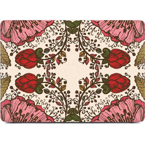 Rose Bud Floral Apple MacBook Air Skin