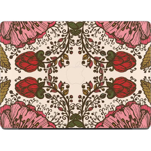 Rose Bud Floral Apple MacBook Pro 14-inch Skin