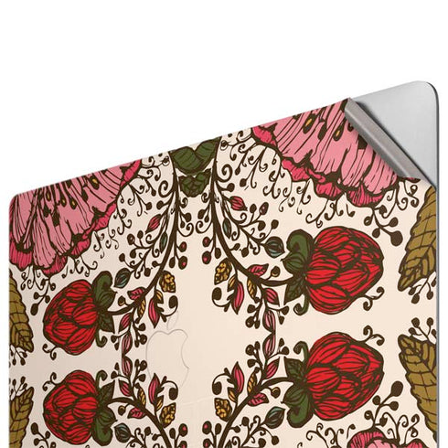 Rose Bud Floral Apple MacBook Pro 16-inch Skin