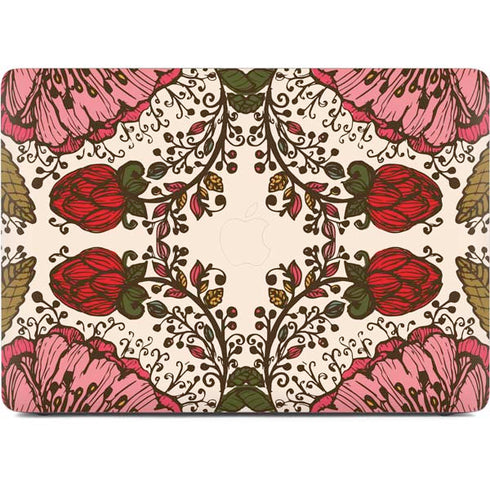 Rose Bud Floral Apple MacBook Pro 16-inch Skin