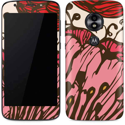 Rose Bud Floral Moto E5 Play Skin