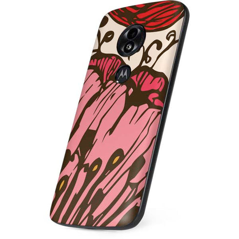 Rose Bud Floral Moto E5 Play Skin