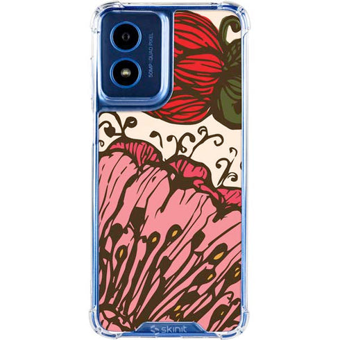 Rose Bud Floral Moto G 5G (2024) Clear Case