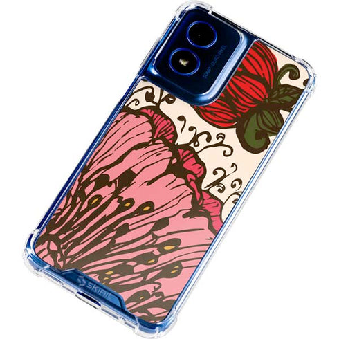 Rose Bud Floral Moto G 5G (2024) Clear Case
