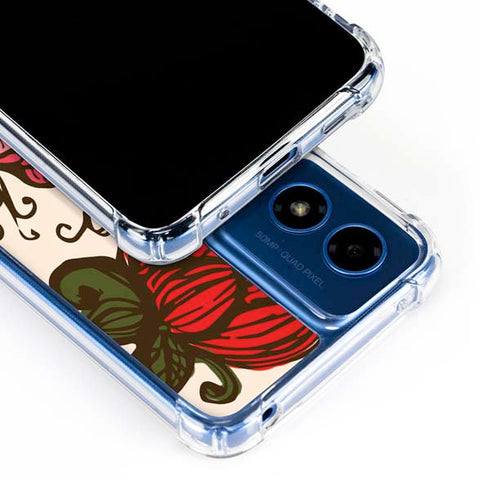 Rose Bud Floral Moto G 5G (2024) Clear Case