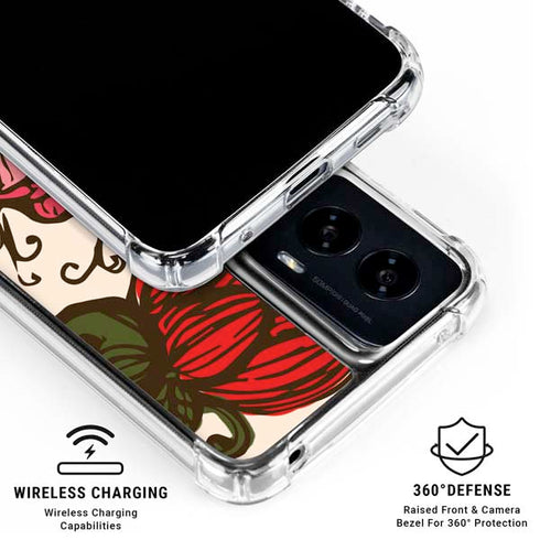 Rose Bud Floral Moto G Power 5G (2024) Clear Case