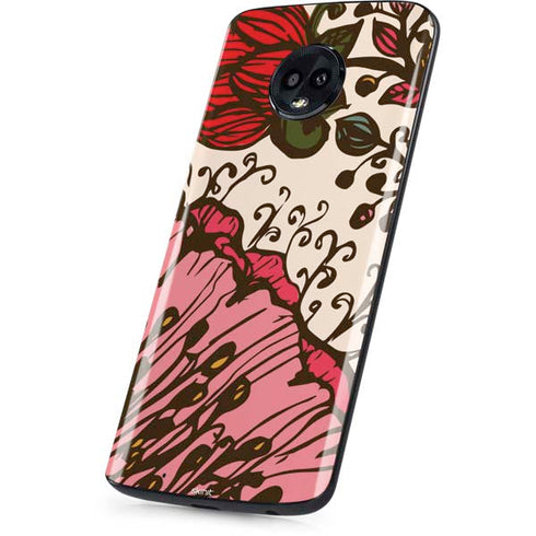 Rose Bud Floral Moto G6 Skin