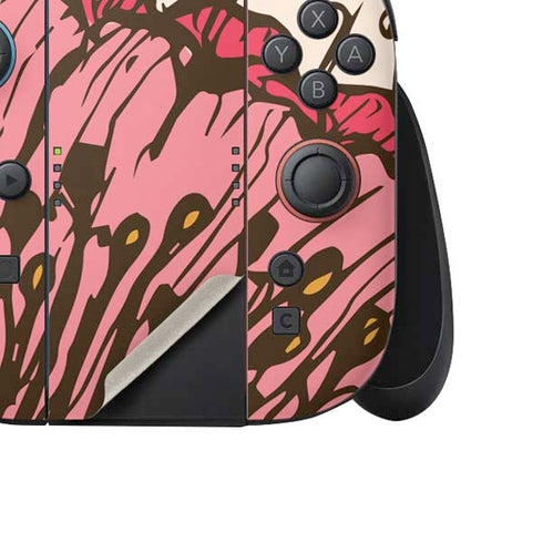 Rose Bud Floral Nintendo Switch 2 (2025) Joy-Con Controller Skin
