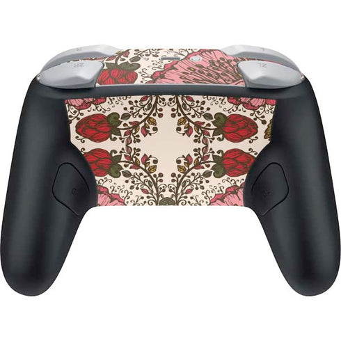 Rose Bud Floral Nintendo Switch 2 (2025) Pro Controller Skin