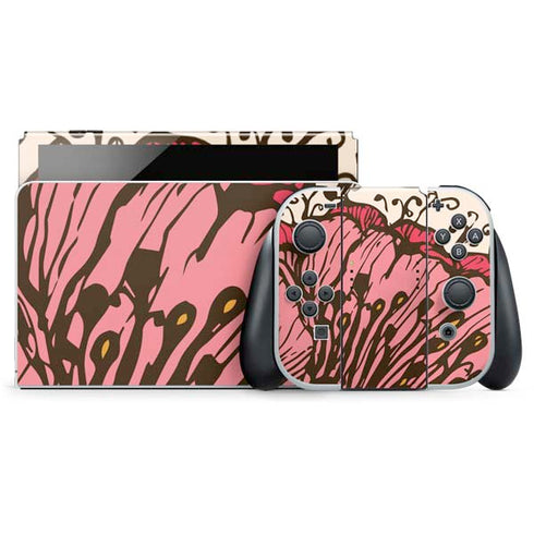 Rose Bud Floral Nintendo Skins