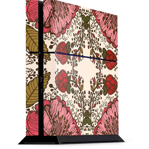 Rose Bud Floral PlayStation PS4 Skins