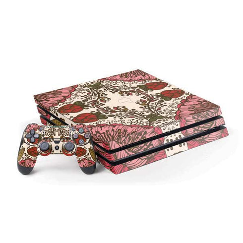 Rose Bud Floral PlayStation PS4 Skins