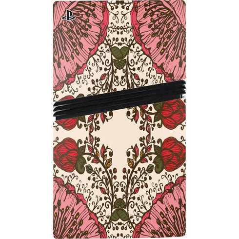 Rose Bud Floral PS5 Pro Console Skin