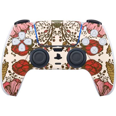 Rose Bud Floral PlayStation PS5 Skins