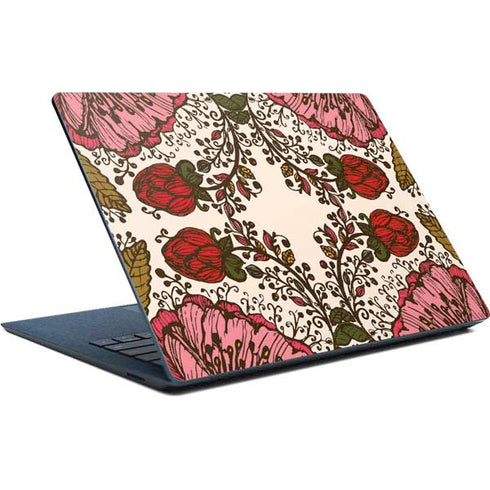 Rose Bud Floral Surface Laptop Skin
