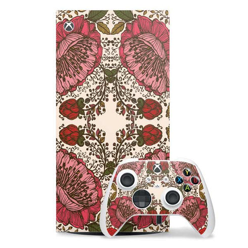 Rose Bud Floral Xbox Series X Skins