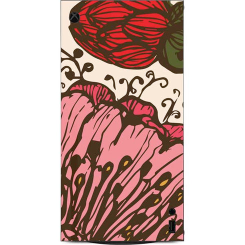 Rose Bud Floral XBox Series X Digital Edition Console Skin