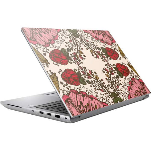 Rose Bud Floral HP ZBook Fury 16 G10 Skin