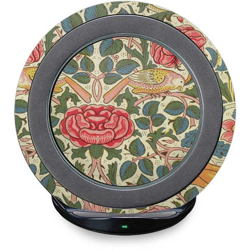 Rose by William Morris Fast Charge Wireless Charging Stand Skin