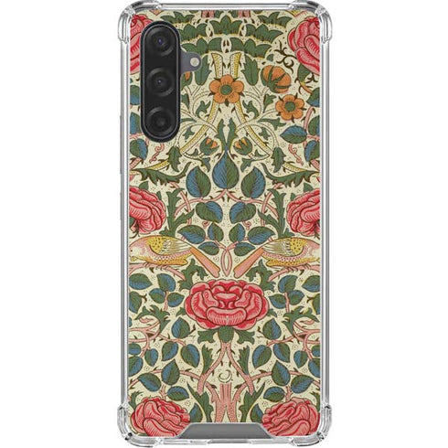 Rose by William Morris Galaxy A17 Clear Case