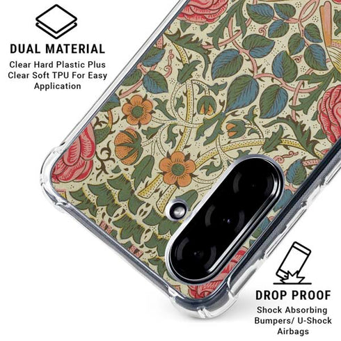 Rose by William Morris Galaxy A36 5G Clear Case
