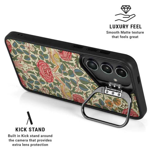 Rose by William Morris Galaxy S25 Kickstand Case