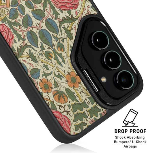 Rose by William Morris Galaxy S24 Kickstand Case