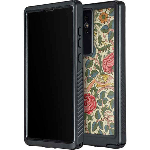 Rose by William Morris Galaxy S24 Ultra Waterproof Case
