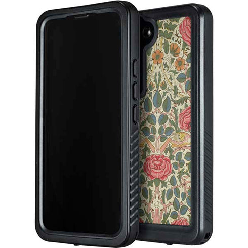 Rose by William Morris Galaxy S24 Waterproof Case