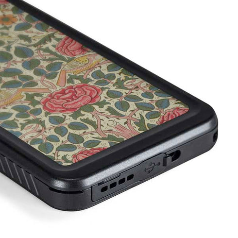 Rose by William Morris Galaxy S24 Waterproof Case