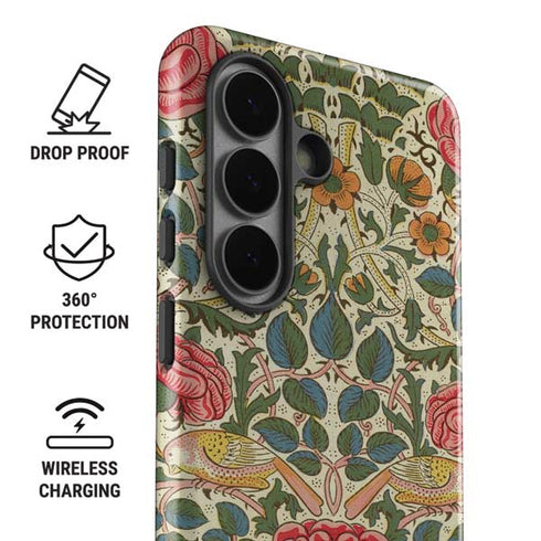 Rose by William Morris Galaxy S26 Impact Case