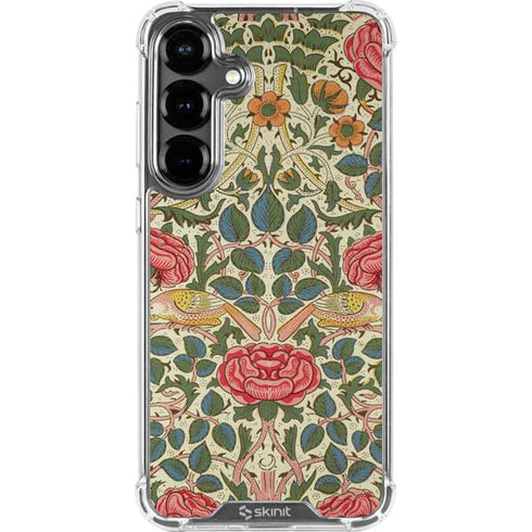 Rose by William Morris Galaxy S26 Plus Clear Case