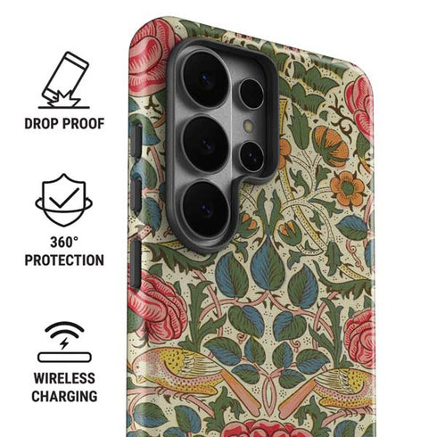 Rose by William Morris Galaxy S26 Ultra Impact Case