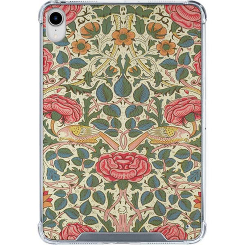 Rose by William Morris iPad 11th Gen (2025) Clear Case