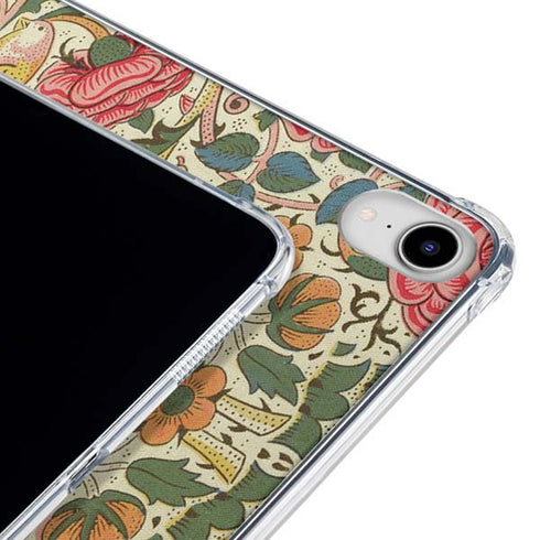 Rose by William Morris iPad 11th Gen (2025) Clear Case