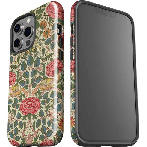 Rose by William Morris iPhone 15 Pro Impact Case