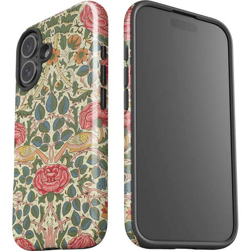 Rose by William Morris iPhone 16 Impact Case