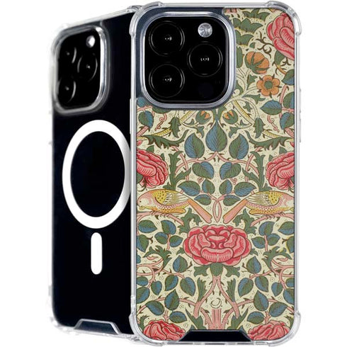 Rose by William Morris iPhone 16 Pro MagSafe Case