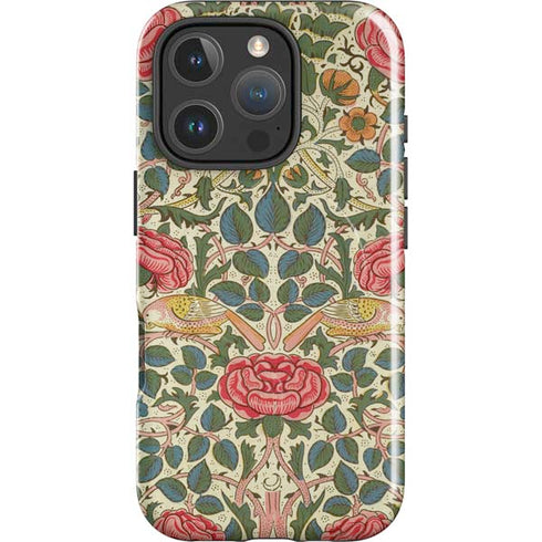 Rose by William Morris iPhone 16 Pro Max Magsafe Impact Case