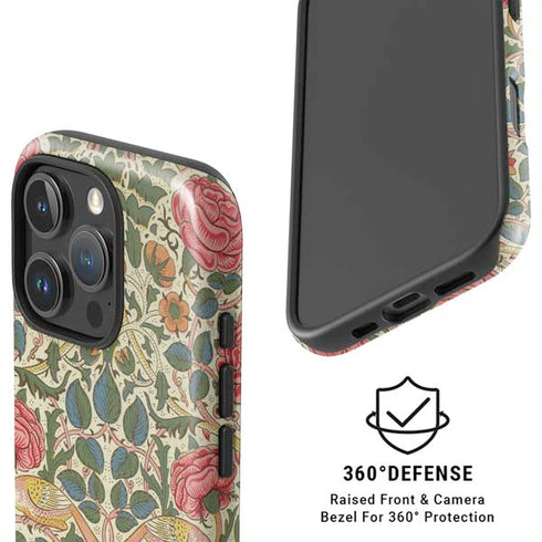 Rose by William Morris iPhone 16 Pro Max Magsafe Impact Case