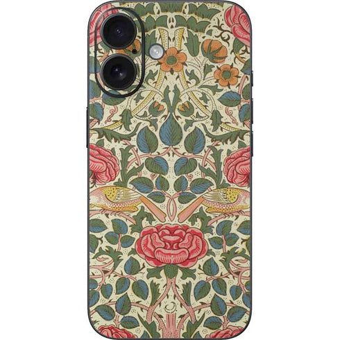 Rose by William Morris iPhone 16 Skin